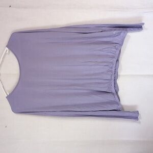 Joy Lab Lilac Purple Open Back Long Sleeve Top Size Extra Large